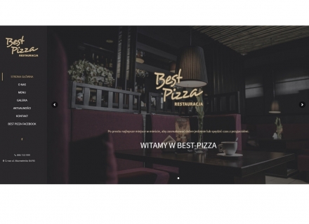 Projekt Strony Internetowej best-pizza.pl Częstochowa